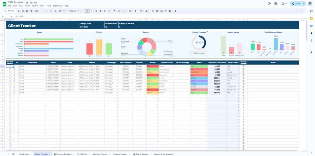 Client Tracker